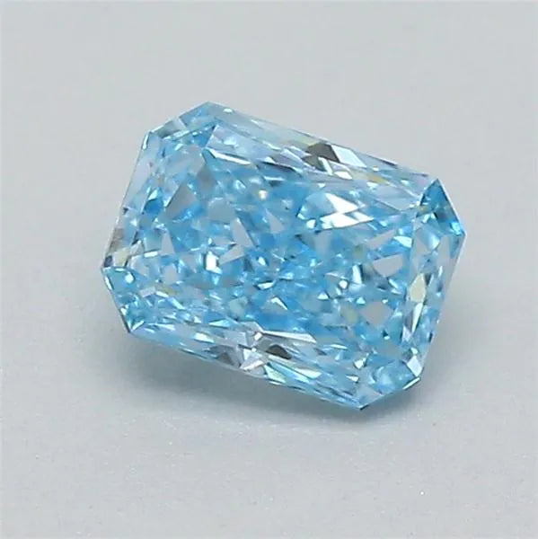 0.29ct Radiant Lab Grown Diamond (Colour Fancy Vivid Blue, Clarity VVS2, IGI Certified)