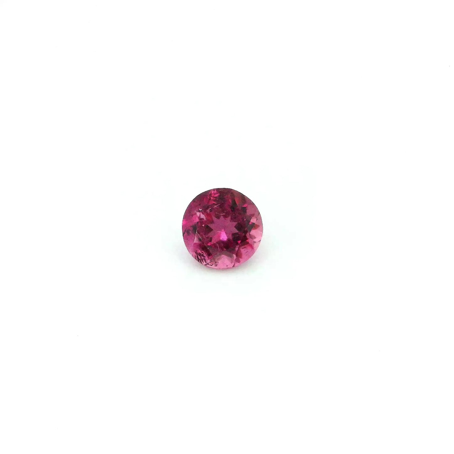 0.39ct Round Natural Tourmaline (Colour Pink, Clarity Slightly Included, Cut Faceted)