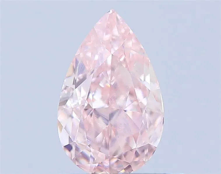0.41ct Pear Lab Grown Diamond (Colour Fancy Pink, Clarity VVS2, IGI Certified)