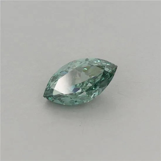 0.43ct Marquise Lab Grown Diamond (Colour Fancy Vivid Green, Clarity VS1, IGI Certified)
