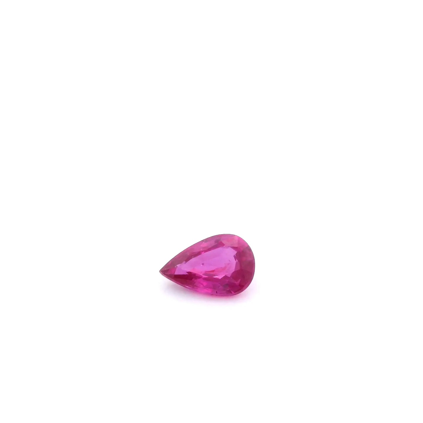 0.43ct Pear Natural Ruby (Colour Red, Clarity Slightly Included, Cut Faceted)
