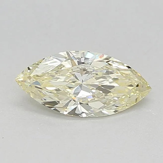 0.47ct Marquise Lab Grown Diamond (Colour Fancy Light Yellow, Clarity VVS2, IGI Certified)