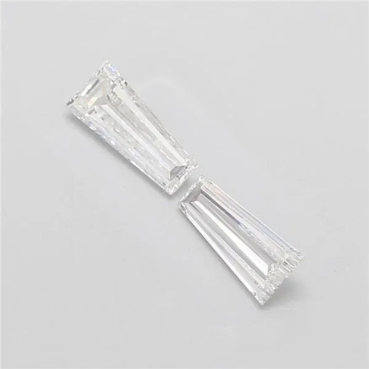 0.49ct Tapered baguette Lab Grown Diamond (Colour E, Clarity VVS2, IGI Certified)