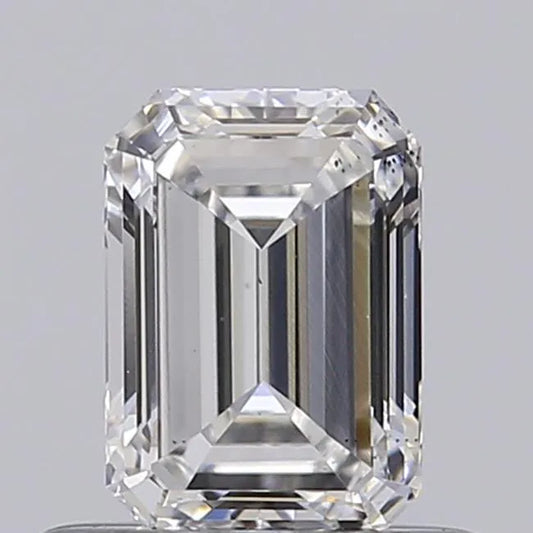 0.53ct Emerald Lab Grown Diamond (Colour E, Clarity VS2, IGI Certified)