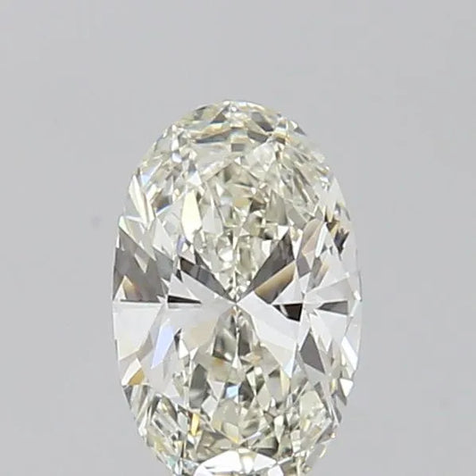 0.54ct Oval Natural Diamond (Colour K, Clarity IF, GIA Certified)