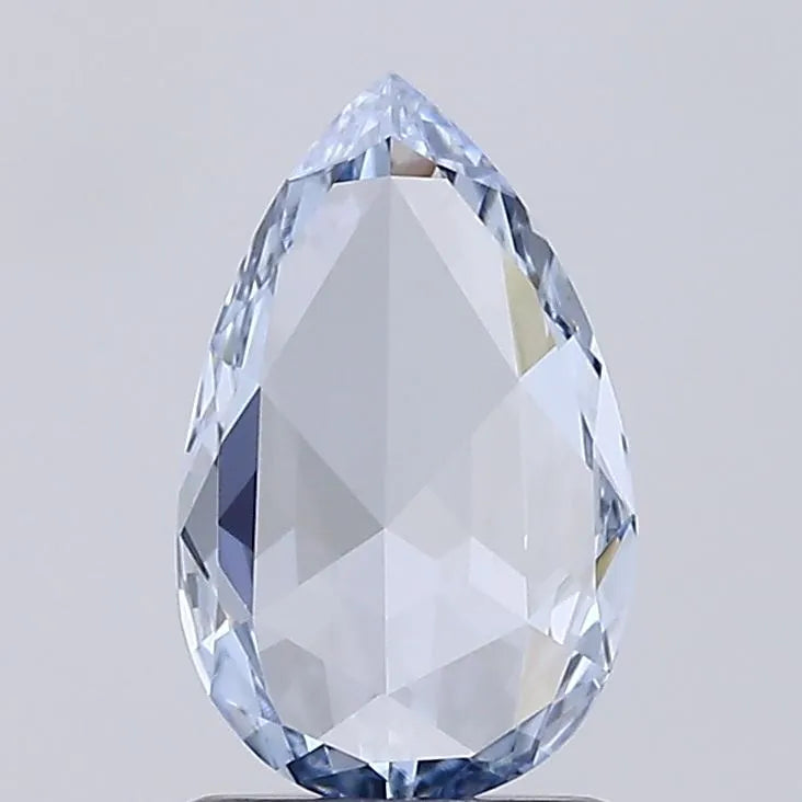 0.54ct Rose Lab Grown Diamond (Colour Fancy Light Blue, Clarity VVS2, IGI Certified)