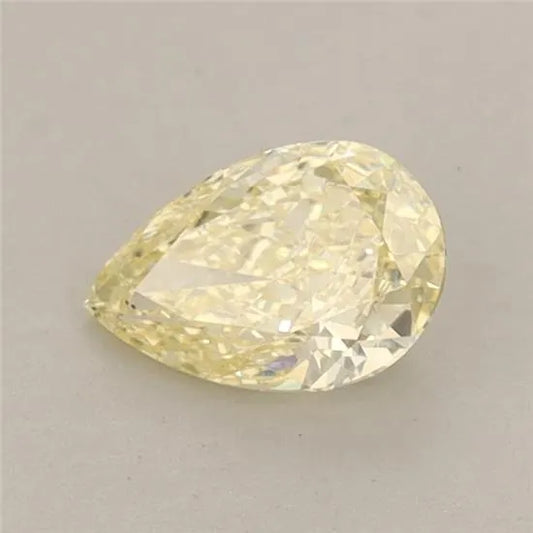 0.56ct Pear Lab Grown Diamond (Colour Fancy Yellow, Clarity VS2, IGI Certified)