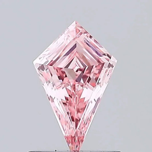 0.58ct Kite Lab Grown Diamond (Colour Fancy Vivid Pink, Clarity VS1, IGI Certified)