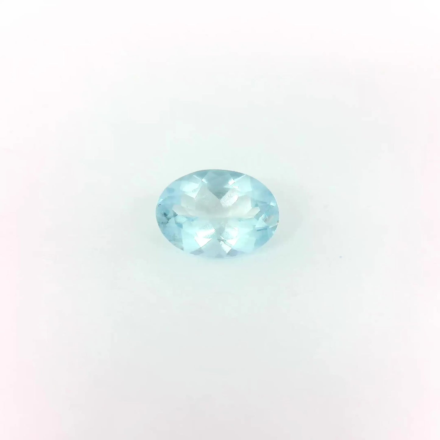 0.62ct Oval Natural Aquamarine (Colour Blue, Clarity Eye Clean, Cut Faceted)