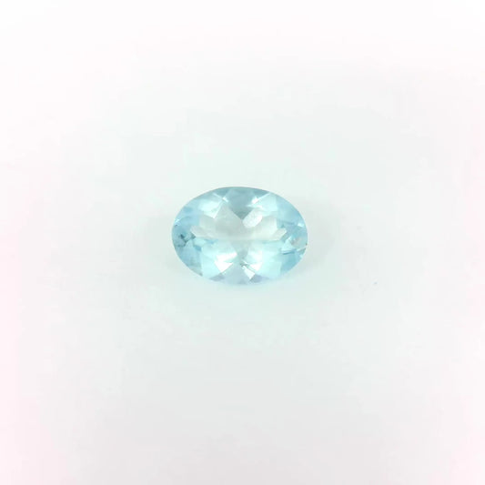0.62ct Oval Natural Aquamarine (Colour Blue, Clarity Eye Clean, Cut Faceted)