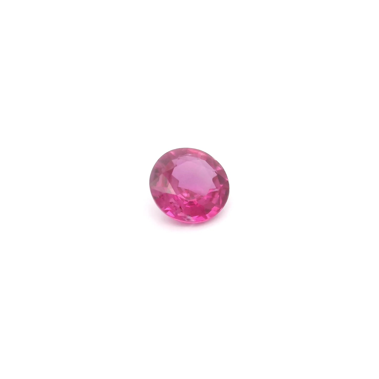 0.66ct Round Natural Ruby (Colour Red, Clarity Slightly Included, Cut Faceted)