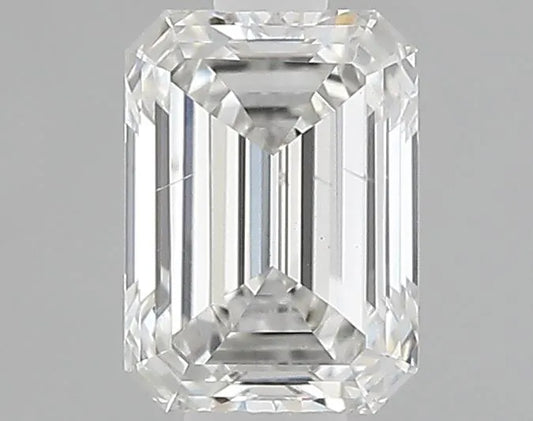 0.71ct Emerald Lab Grown Diamond (Colour G, Clarity SI1, IGI Certified)