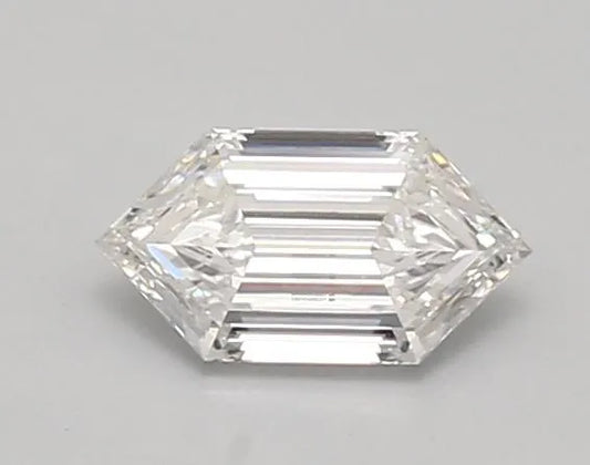 0.72ct Hexagonal Lab Grown Diamond (Colour D, Clarity VVS1, IGI Certified)
