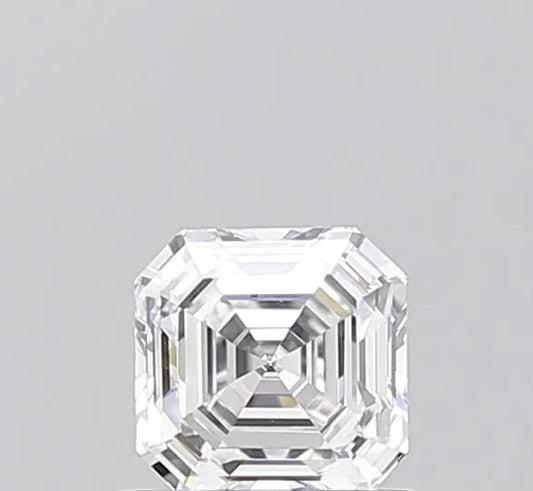 0.79ct Asscher Lab Grown Diamond (Colour D, Clarity VVS2, IGI Certified)