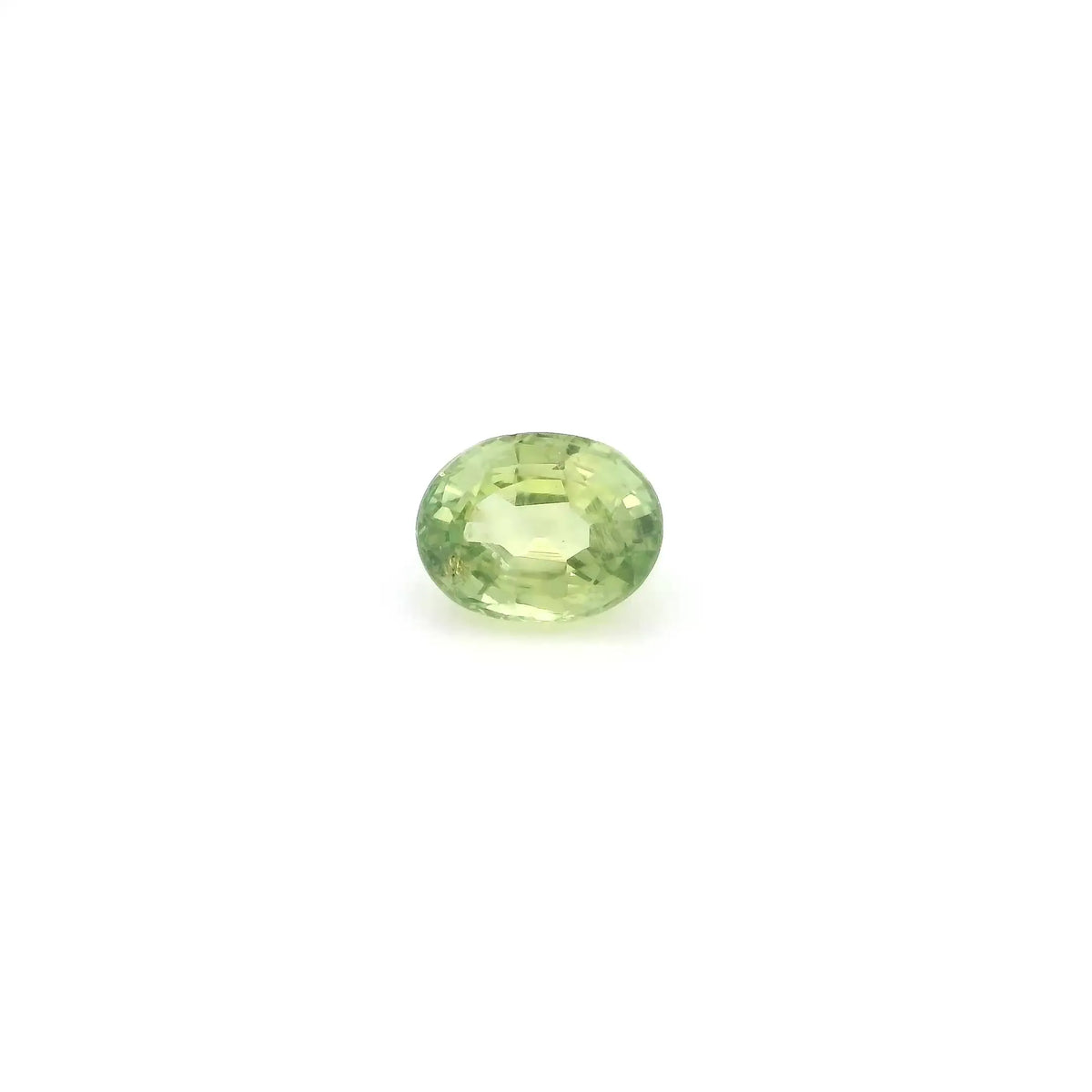 0.79ct Oval Natural Sapphire (Colour Green, Clarity Slightly Included, Cut Faceted)