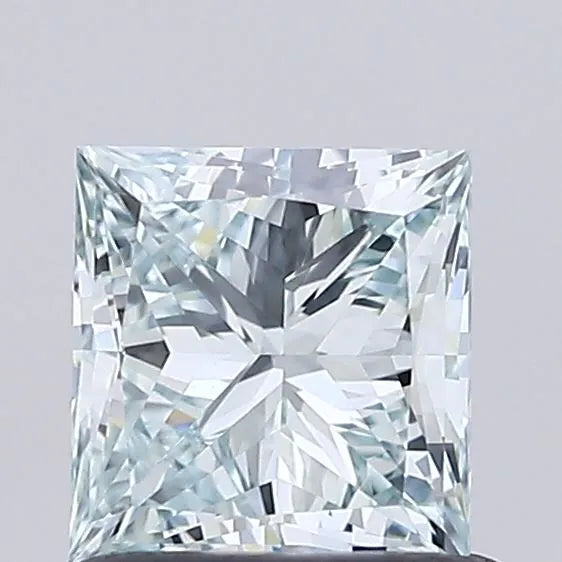 0.92ct Princess Lab Grown Diamond (Colour Fancy Green, Clarity VVS2, IGI Certified)