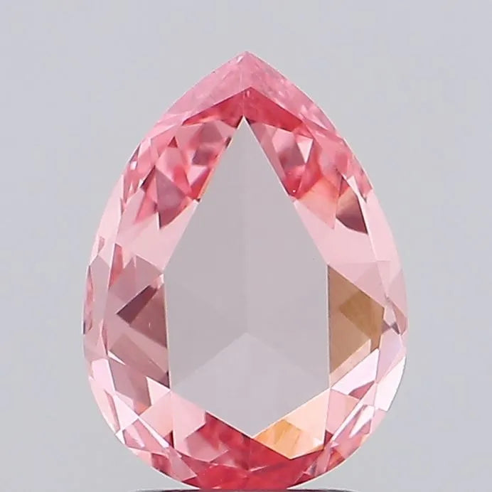 0.93ct Rose Lab Grown Diamond (Colour Fancy Vivid Pink, Clarity VVS2, IGI Certified)