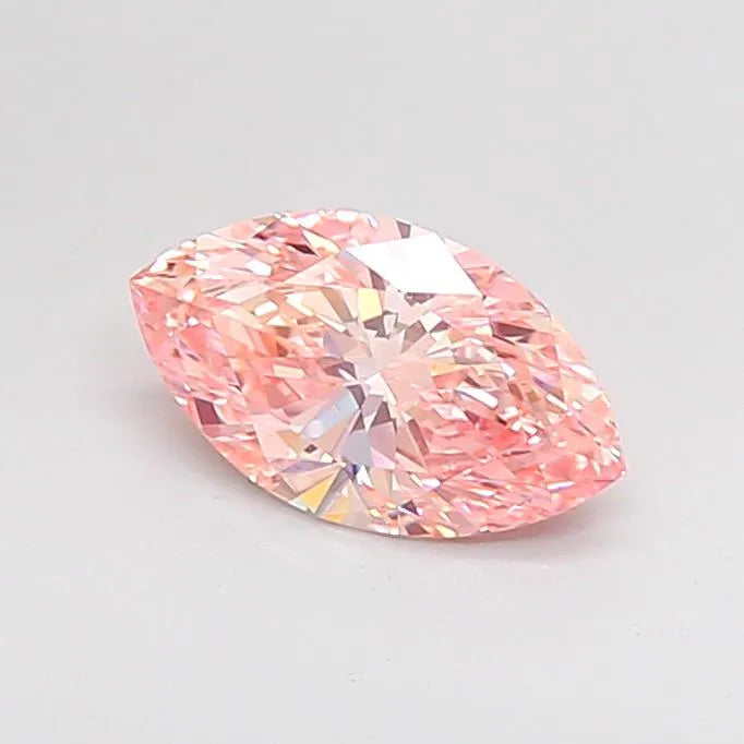 1.00ct Marquise Lab Grown Diamond (Colour Fancy Vivid Pink, Clarity VS2, IGI Certified)