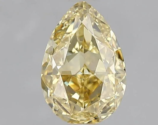 1.00ct Pear Natural Diamond (Colour Fancy Yellow, Clarity VS1, GIA Certified)