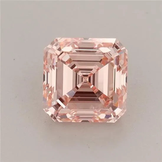 1.02ct Asscher Lab Grown Diamond (Colour Fancy Intense Pink, Clarity VS1, IGI Certified)