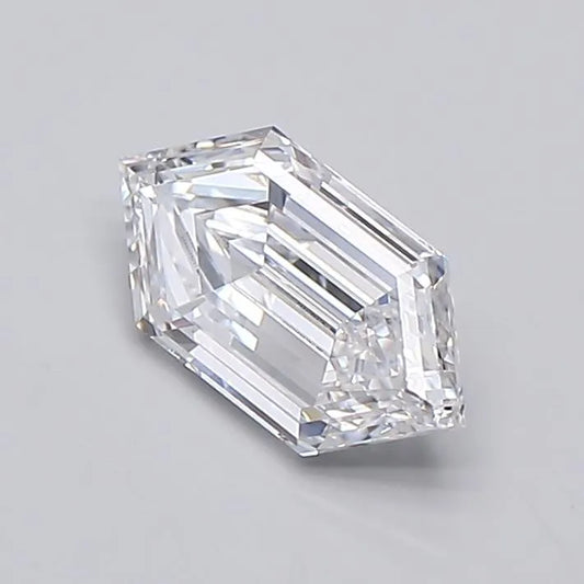 1.02ct Hexagonal Lab Grown Diamond (Colour D, Clarity VS1, IGI Certified)