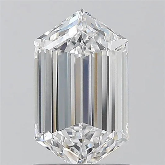 1.02ct Hexagonal Natural Diamond (Colour D, Clarity SI1, GIA Certified)