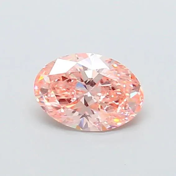 1.02ct Oval Lab Grown Diamond (Colour Fancy Vivid Pink, Clarity VVS2, IGI Certified)