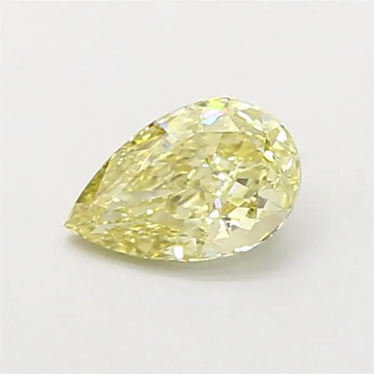 1.02ct Pear Lab Grown Diamond (Colour Fancy Yellow, Clarity VVS2, IGI Certified)
