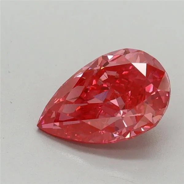 1.03ct Pear Lab Grown Diamond (Colour Fancy Vivid Red, Clarity VS1, IGI Certified)