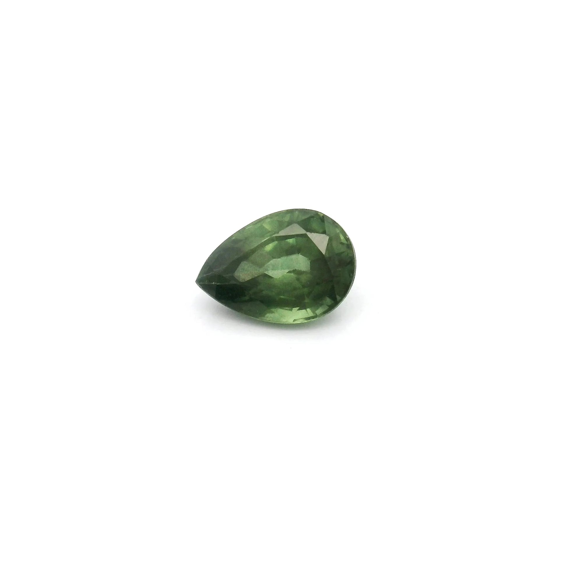 1.04ct Pear Natural Sapphire (Colour Green, Clarity Slightly Included, Cut Faceted)