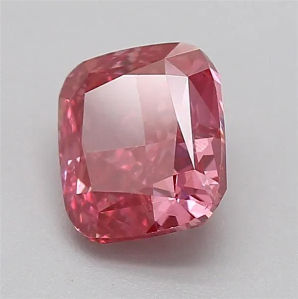1.06ct Cushion modified Lab Grown Diamond (Colour Fancy Vivid Pink, Clarity VS2, IGI Certified)