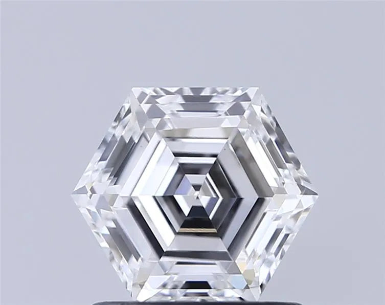 1.09ct Hexagonal Lab Grown Diamond (Colour D, Clarity VVS2, IGI Certified)