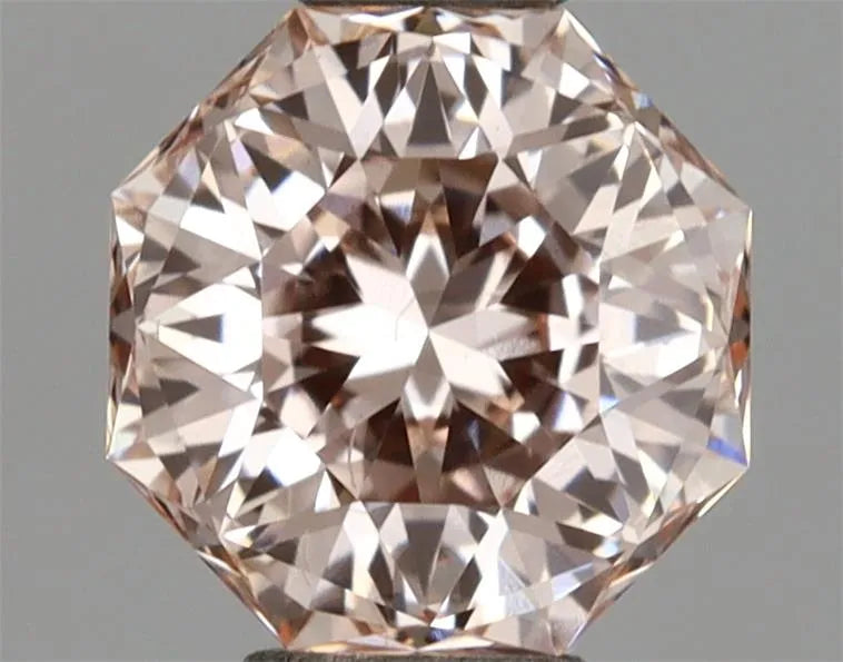 1.10ct Octagonal Lab Grown Diamond (Colour Fancy Pink, Clarity VS2, IGI Certified)