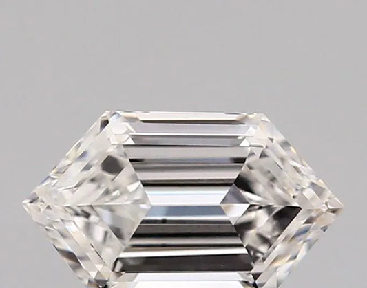 1.13ct Hexagonal Lab Grown Diamond (Colour D, Clarity VVS1, IGI Certified)