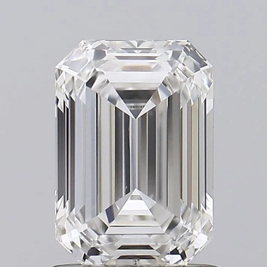 1.17ct Emerald Lab Grown Diamond (Colour G, Clarity VVS2, IGI Certified)