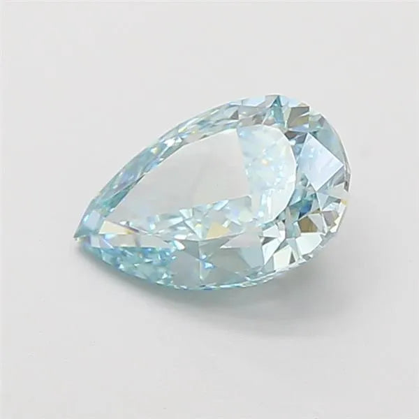 1.21ct Pear Lab Grown Diamond (Colour Fancy Intense Green, Clarity VVS2, IGI Certified)