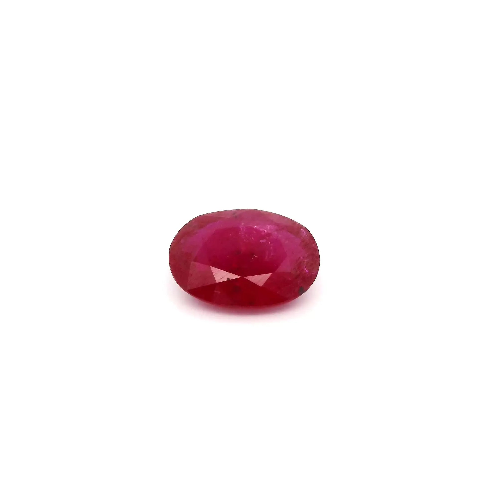 1.22ct Oval Natural Ruby (Colour Red, Clarity Slightly Included, Cut Faceted)