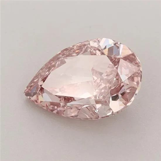 1.24ct Pear Lab Grown Diamond (Colour Fancy Intense Brownish Pink, Clarity VS1, IGI Certified)