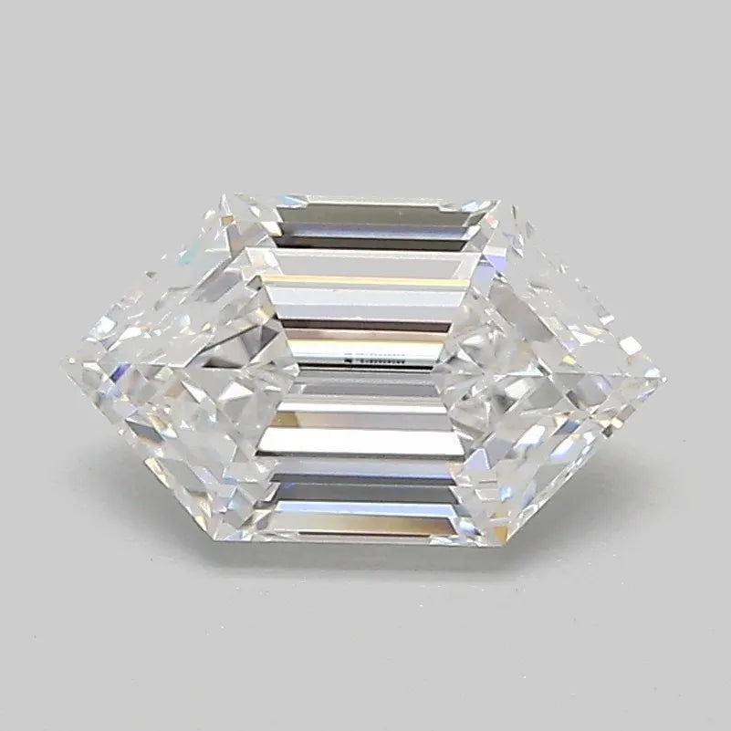 1.25ct Hexagonal Lab Grown Diamond (Colour D, Clarity VVS2, IGI Certified)