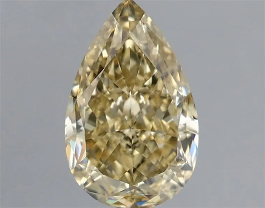 1.32ct Pear Natural Diamond (Colour Fancy Yellow, Clarity VS2, GIA Certified)