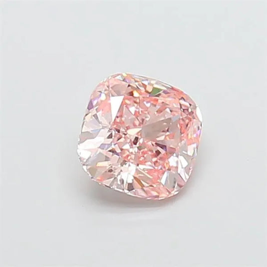 1.35ct Cushion modified Lab Grown Diamond (Colour Fancy Intense Pink, Clarity VS1, IGI Certified)