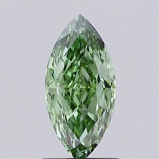 1.39ct Marquise Lab Grown Diamond (Colour Fancy Vivid Green, Clarity VS1, IGI Certified)
