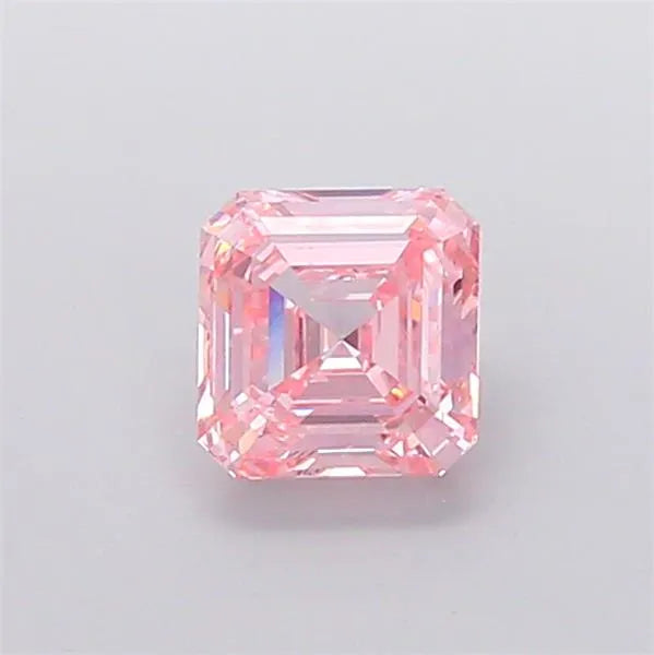 1.42ct Asscher Lab Grown Diamond (Colour Fancy Intense Pink, Clarity VS1, IGI Certified)