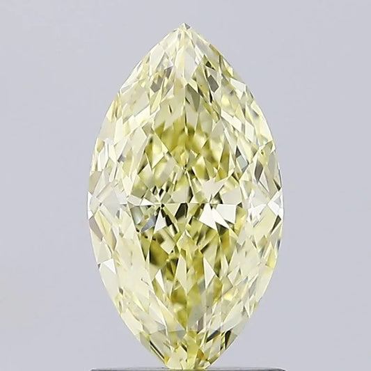 1.42ct Marquise Lab Grown Diamond (Colour Fancy Intense Yellow, Clarity VS1, IGI Certified)
