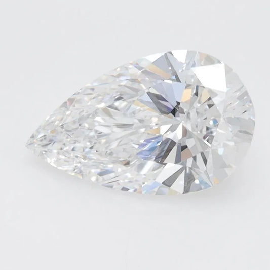 1.42ct Pear Lab Grown Diamond (Colour D, Clarity VVS1, IGI Certified)