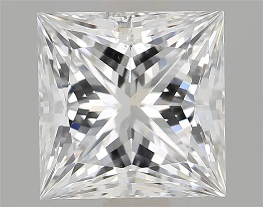 1.47ct Princess Lab Grown Diamond (Colour E, Clarity VS2, Cut EX, IGI Certified)