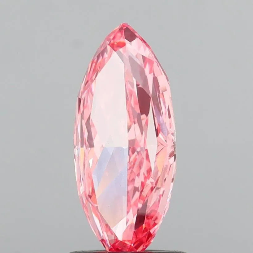 1.48ct Marquise Lab Grown Diamond (Colour Fancy Vivid Pink, Clarity VS1, IGI Certified)