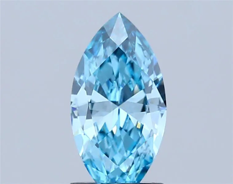 1.50ct Marquise Lab Grown Diamond (Colour Fancy Vivid Blue, Clarity VS1, IGI Certified)