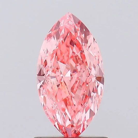1.50ct Marquise Lab Grown Diamond (Colour Fancy Vivid Pink, Clarity VVS2, IGI Certified)