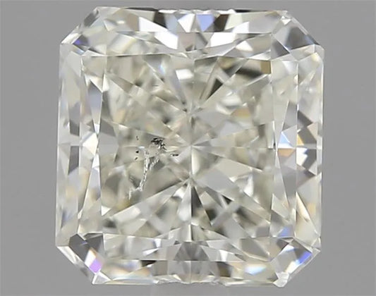 1.50ct Square radiant Natural Diamond (Colour K, Clarity SI2, Cut GD, GIA Certified)